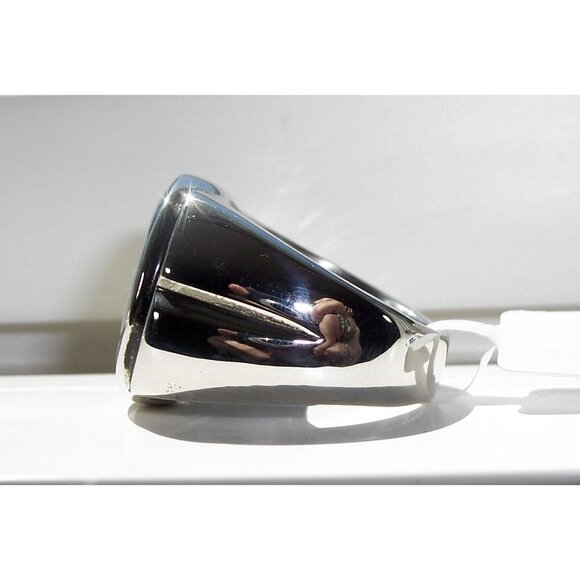 STAINLESS STEEL Men's Nautical Anchor Ring - Picture 7 of 15